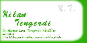 milan tengerdi business card